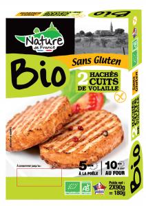 Gluten Free Organic Cooked Poultry Burger